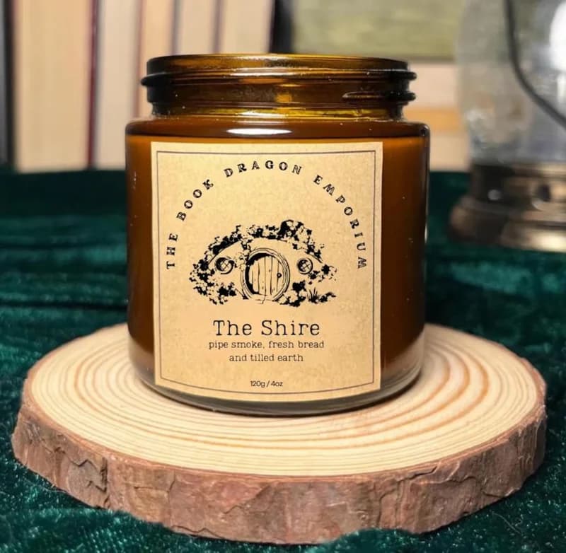 Hobbiton-scented candle